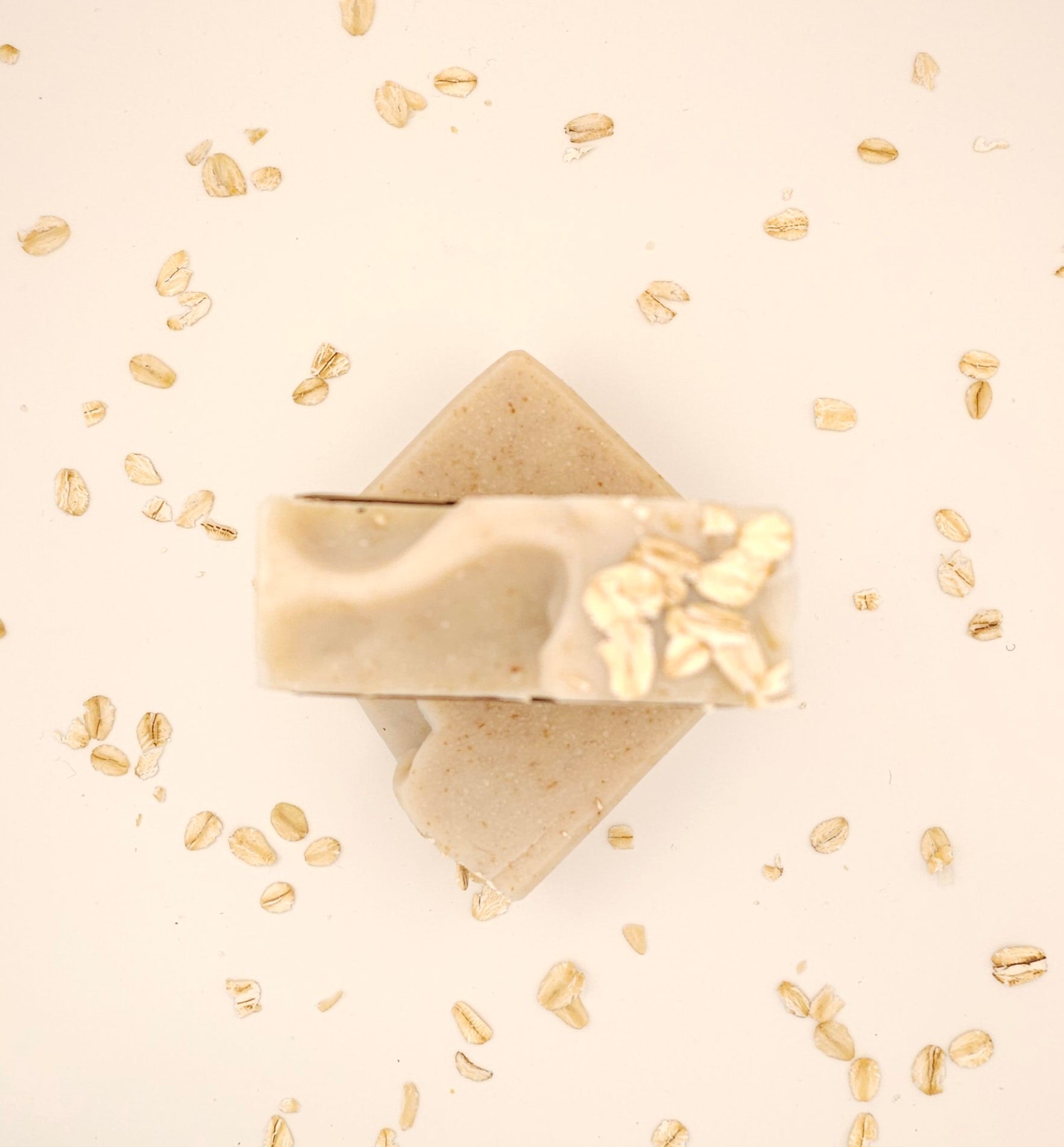 Oliv + Ash Unscented Honey Oat Goat Milk Soap | Olive Oil & Shea Butter Bar | Gentle Natural Soap Fragrance-Free Care for Sensitive Skin |Moisturizing Cleanse