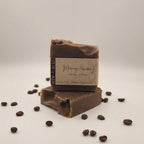 Oliv + Ash Vanilla Coffee Goat Milk Soap | Olive Oil & Shea Butter Bar | Gentle Natural Soap Fragrance-Free Care for Sensitive Skin |Moisturizing Cleanse