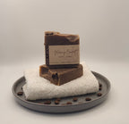 Oliv + Ash Vanilla Coffee Goat Milk Soap | Olive Oil & Shea Butter Bar | Gentle Natural Soap Fragrance-Free Care for Sensitive Skin |Moisturizing Cleanse